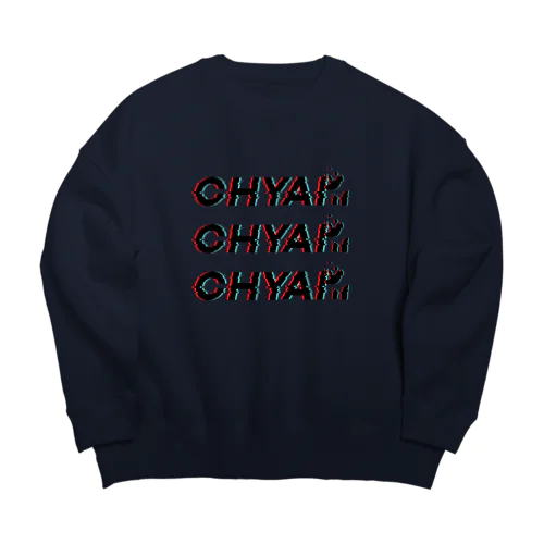 Chyai/LogoClothes Big Crew Neck Sweatshirt