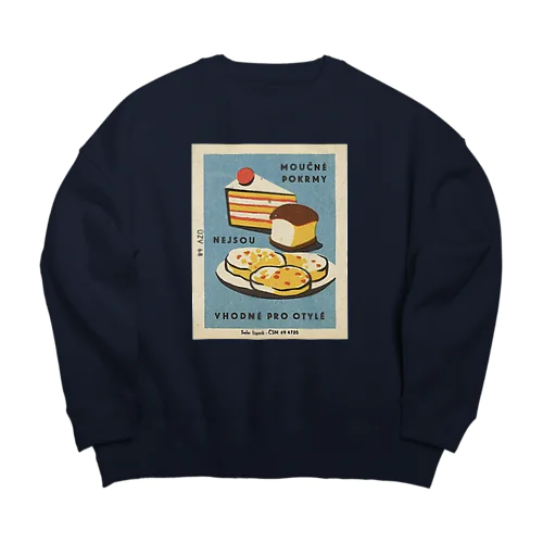 チェコ・スロヴァキア マッチ（パンとケーキ） Big Crew Neck Sweatshirt