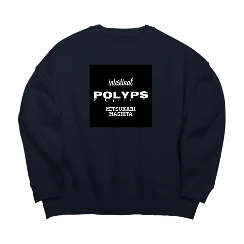 腸内ポリープ見つかりました Big Crew Neck Sweatshirt