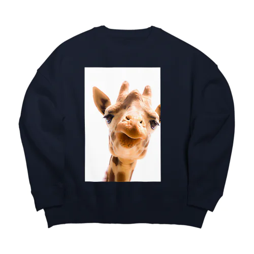 Giraffe Big Crew Neck Sweatshirt