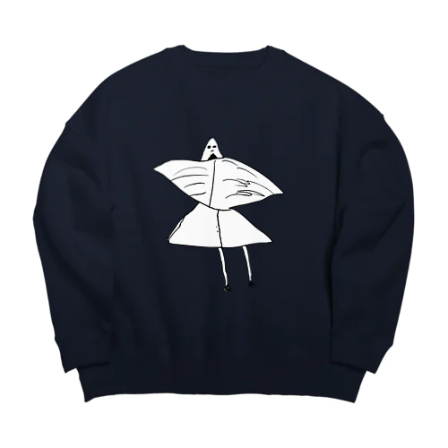 鳥女 Big Crew Neck Sweatshirt