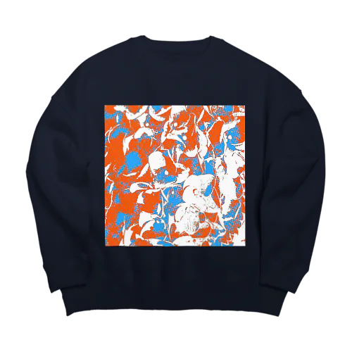 Hydrangea complex Big Crew Neck Sweatshirt