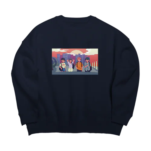 帰り道のビッグシルエットスウェット Big Crew Neck Sweatshirt