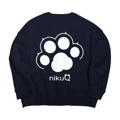 肉球をモチーフにしたオリジナルブランド「nikuQ」（猫タイプ）です ビッグシルエットスウェット