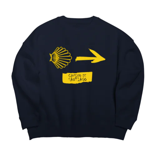 Camino de Santiago Big Crew Neck Sweatshirt