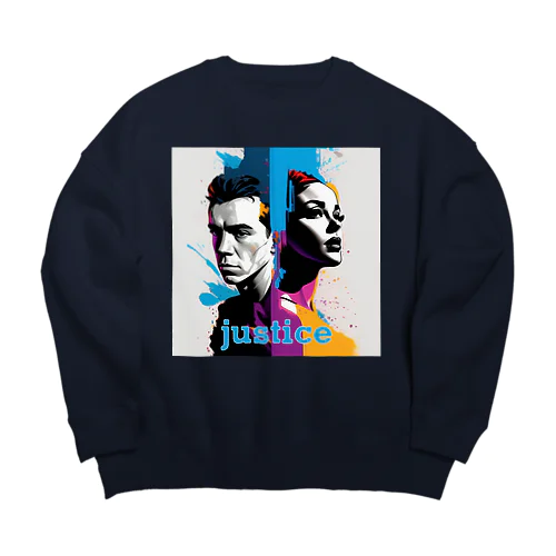 Justiceのカップル Big Crew Neck Sweatshirt