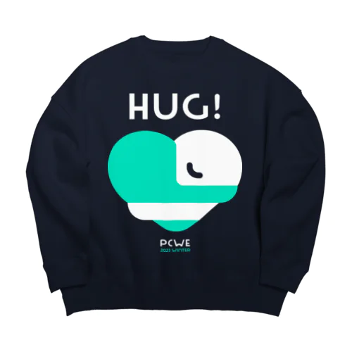 HUG！Sweat〈PCWE23W〉 Big Crew Neck Sweatshirt