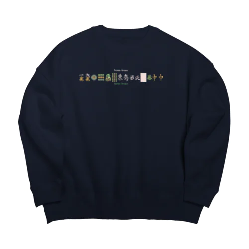 ドット国士無双 Big Crew Neck Sweatshirt