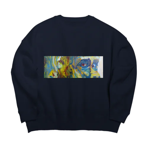 「ナイスゴリラ」 Big Crew Neck Sweatshirt