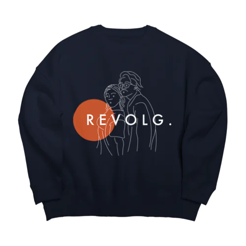 アホ顔トレーナーJr Big Crew Neck Sweatshirt