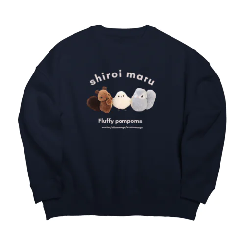 かわいいどうぶつ Big Crew Neck Sweatshirt