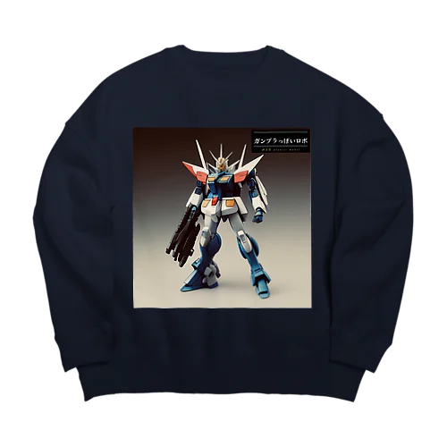 ガンプラっぽいロボ Big Crew Neck Sweatshirt