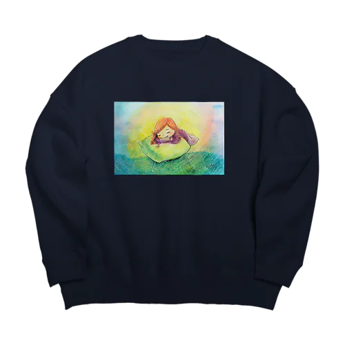 sherry  - 光 - Big Crew Neck Sweatshirt