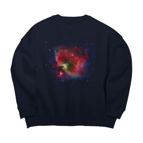 M42 オリオンの大星雲 Big Crew Neck Sweatshirt