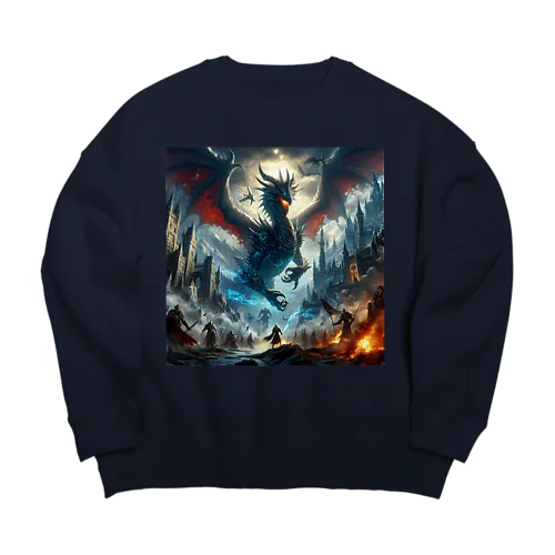 ドラゴン２ Big Crew Neck Sweatshirt