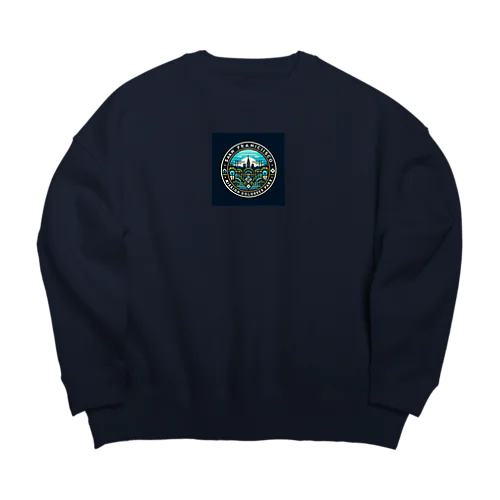 サンフランシスコ　ドロレスパーク２ Big Crew Neck Sweatshirt