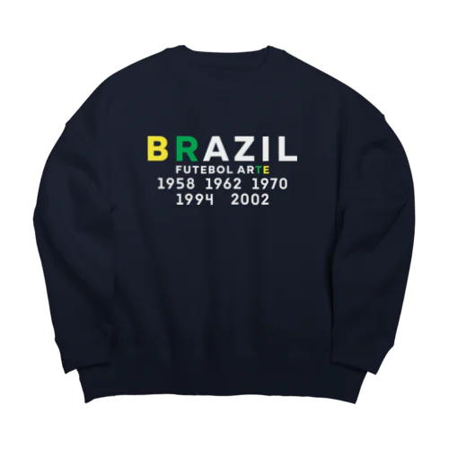 FUTEBOL ARTE Big Crew Neck Sweatshirt