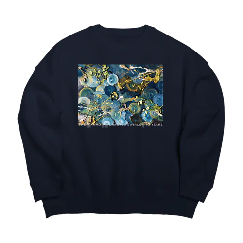 BLUE UZU (完売) Big Crew Neck Sweatshirt