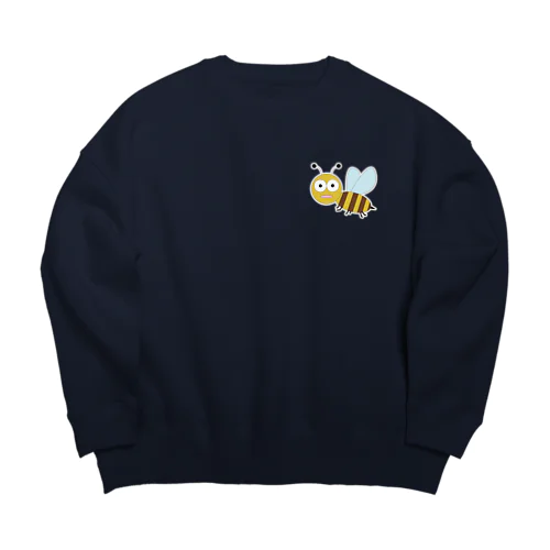 広川養蜂場のニホンミツバチ Big Crew Neck Sweatshirt