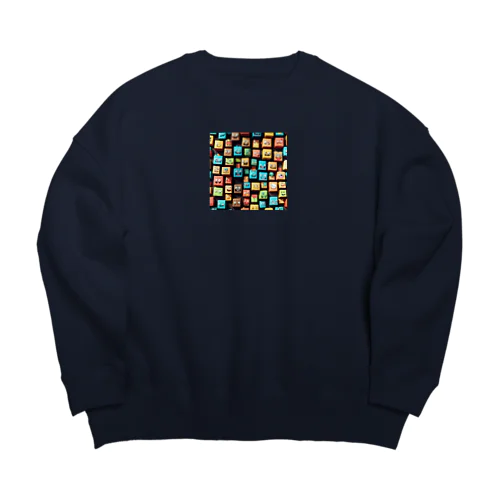 積み木妖怪　ハーピーズ Big Crew Neck Sweatshirt