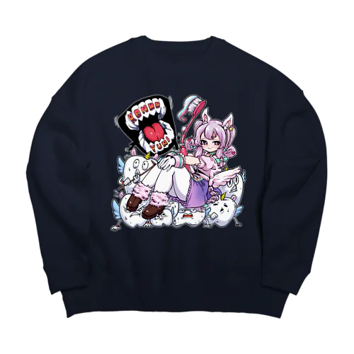 紺野ゆに爆誕記念2024 Big Crew Neck Sweatshirt