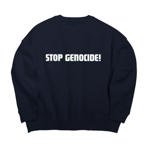 STOP GENOCIDE パーカー ビッグシルエットスウェット