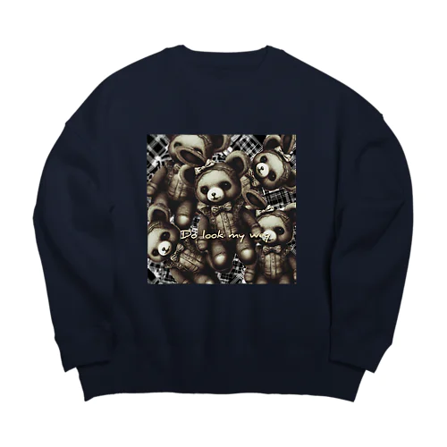 ロリータのつぶやき Big Crew Neck Sweatshirt