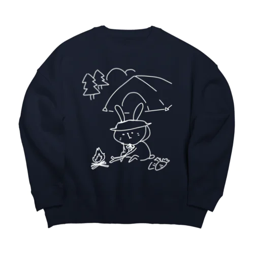 なつみキャンプに行く。 Big Crew Neck Sweatshirt