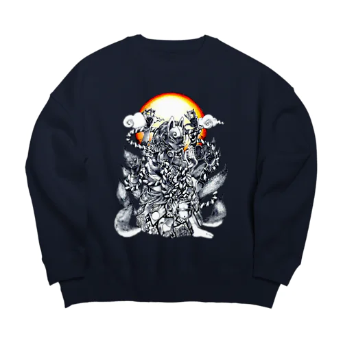 博打 Big Crew Neck Sweatshirt