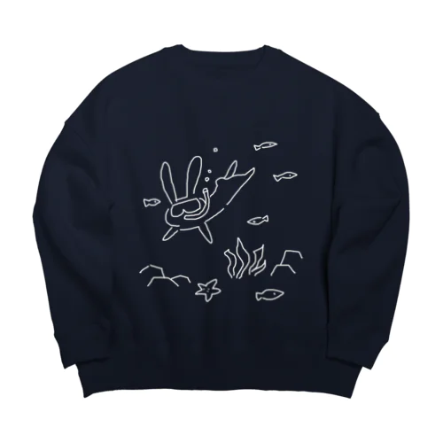 なつみ暑さとのたたかい③ Big Crew Neck Sweatshirt