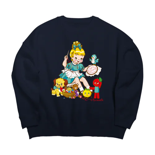 Ma cocotte パンプルムース Big Crew Neck Sweatshirt