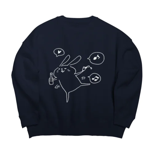 なつみ今夜も手酌。 Big Crew Neck Sweatshirt