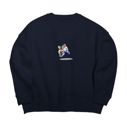 うさぎのぴょんぴょこ太郎 Big Crew Neck Sweatshirt