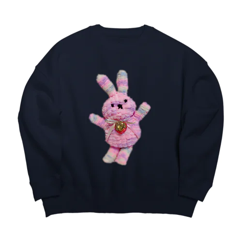 ゆめうさぴ Big Crew Neck Sweatshirt