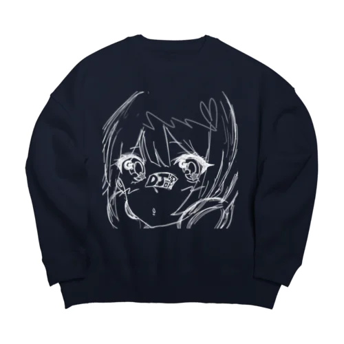 GGDJ部活着(色違い) Big Crew Neck Sweatshirt