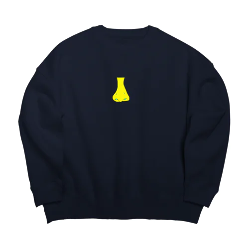 【オハヨウノヤクソク】ｹﾝｼﾞの鼻 Big Crew Neck Sweatshirt