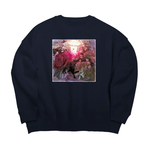 紅イ花嫁 Big Crew Neck Sweatshirt