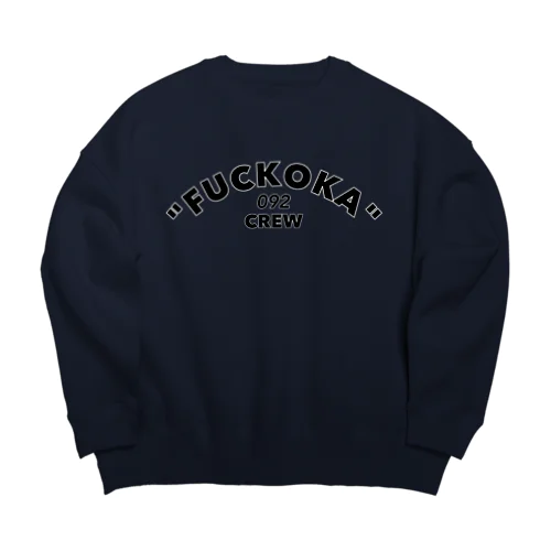 「FUCKOKA 092 CREW」 Big Crew Neck Sweatshirt