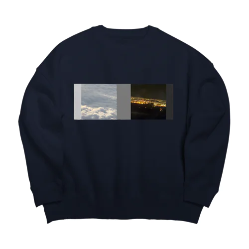 hot flight Big Crew Neck Sweatshirt