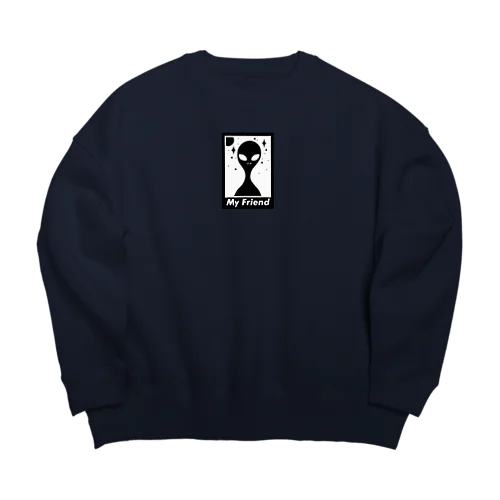 My  Friend Big Crew Neck Sweatshirt