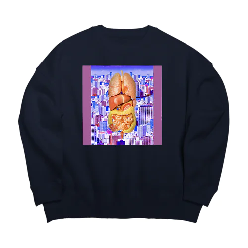 カンゾウくん Big Crew Neck Sweatshirt