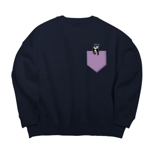 ポケこつビッグシルエットスウェット Big Crew Neck Sweatshirt