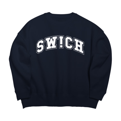 SW!CH ARCH LOGO WHT Big Crew Neck Sweatshirt