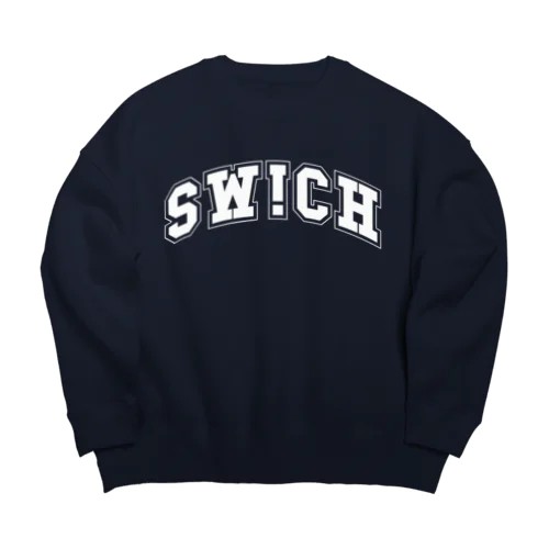 SW!CH ARCH LOGO WHT ビッグシルエットスウェット