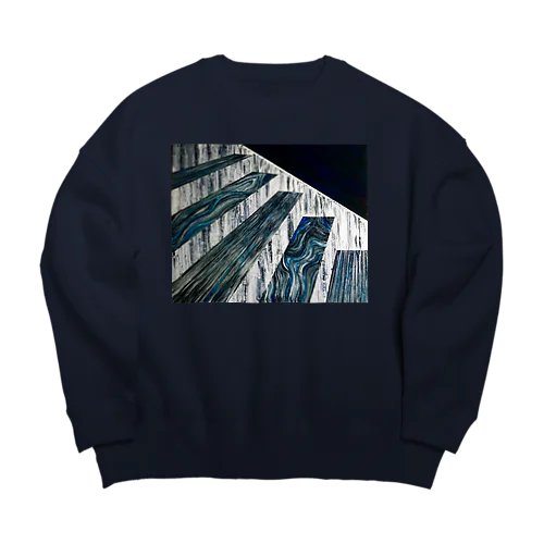 階段-形跡- Big Crew Neck Sweatshirt