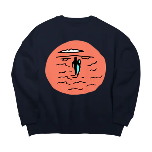 海よ。 Big Crew Neck Sweatshirt