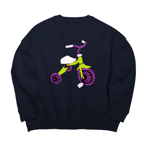 三輪車 Big Crew Neck Sweatshirt