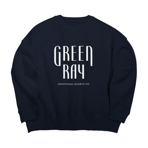 【白ロゴ】ぐりんれい Big Crew Neck Sweatshirt