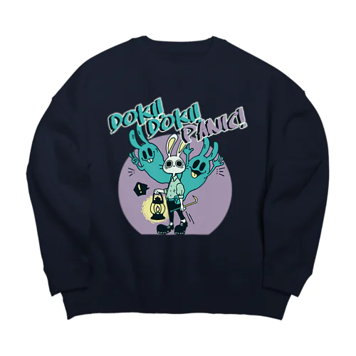 PANIC TIME ! Big Crew Neck Sweatshirt