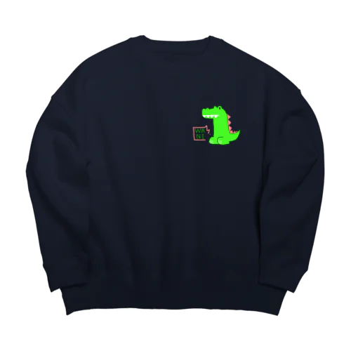 まにわに Big Crew Neck Sweatshirt